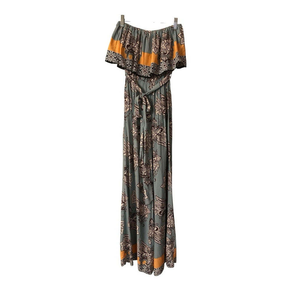 UMGEE Floral Off-Shoulder Jumpsuit‎ - Picture 3 of 8